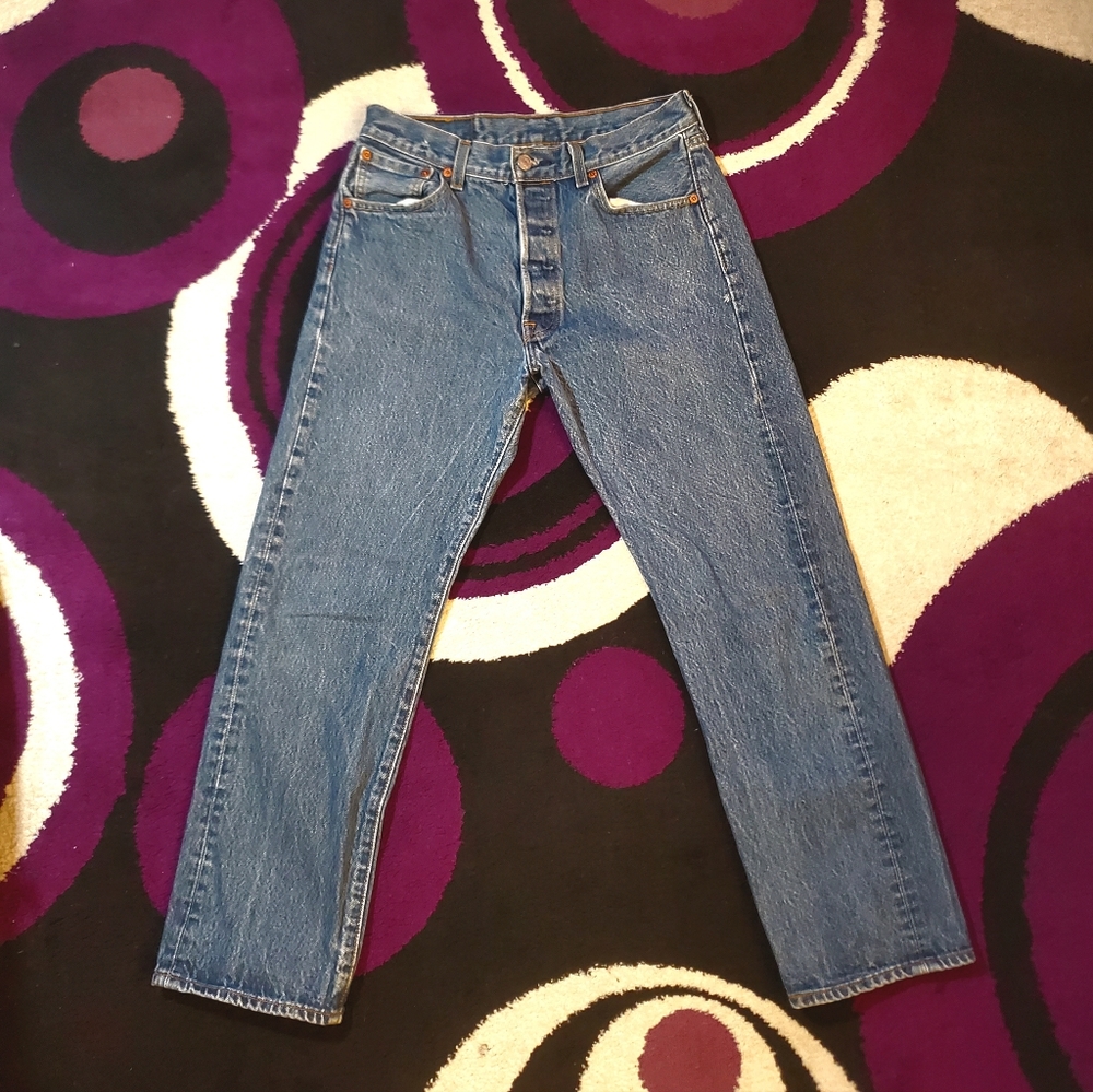 Levi Denim 501 Jeans Straight